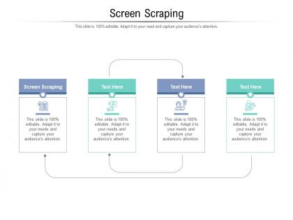 Screen scraping ppt powerpoint presentation portfolio infographics cpb