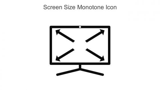 Screen Size Monotone Icon In Powerpoint Pptx Png And Editable Eps Format