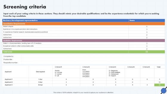 Talent Acquisition Process Framework - Slide Team