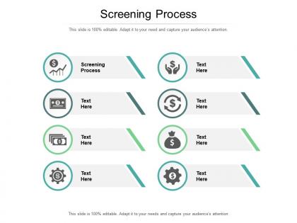 Screening process ppt powerpoint presentation infographics graphics cpb
