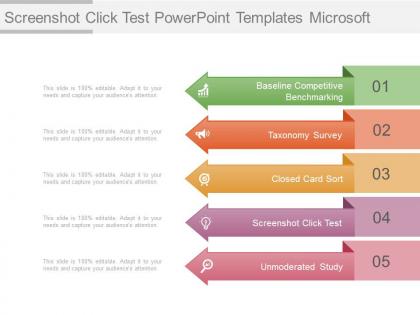 Screenshot click test powerpoint templates microsoft