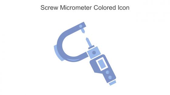 Screw Micrometer Colored Icon In Powerpoint Pptx Png And Editable Eps Format