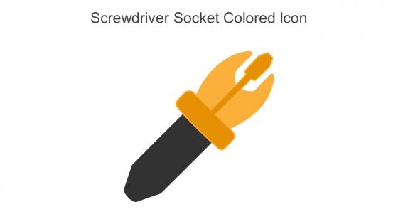 Screwdriver Socket Colored Icon In Powerpoint Pptx Png And Editable Eps Format