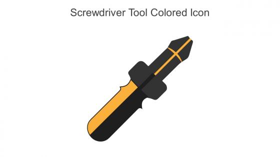 Screwdriver Tool Colored Icon In Powerpoint Pptx Png And Editable Eps Format