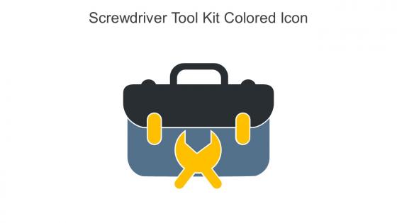 Screwdriver Tool Kit Colored Icon In Powerpoint Pptx Png And Editable Eps Format