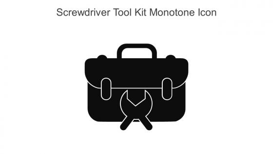 Screwdriver Tool Kit Monotone Icon In Powerpoint Pptx Png And Editable Eps Format