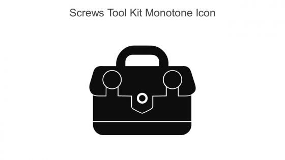 Screws Tool Kit Monotone Icon In Powerpoint Pptx Png And Editable Eps Format