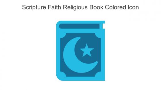 Scripture Faith Religious Book Colored Icon In Powerpoint Pptx Png And Editable Eps Format