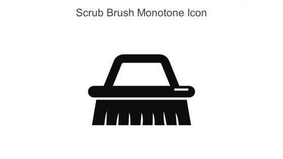 Scrub Brush Monotone Icon In Powerpoint Pptx Png And Editable Eps Format