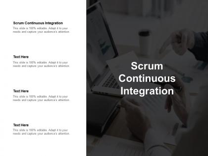 Scrum continuous integration ppt powerpoint presentation inspiration graphics design cpb