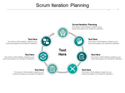 Scrum iteration planning ppt powerpoint presentation slides designs cpb