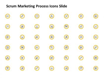 Scrum marketing process icons slide ppt powerpoint presentation model slide portrait