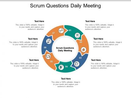 Scrum questions daily meeting ppt powerpoint presentation slides file formats cpb