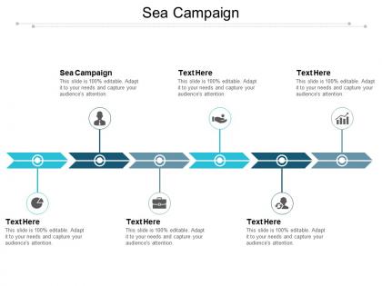 Sea campaign ppt powerpoint presentation infographics background image cpb