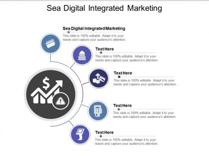 Sea digital integrated marketing ppt powerpoint presentation infographics clipart cpb
