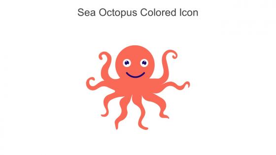 Sea Octopus Colored Icon In Powerpoint Pptx Png And Editable Eps Format