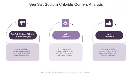 Sea Salt Sodium Chloride Content Analysis In Powerpoint And Google Slides Cpb