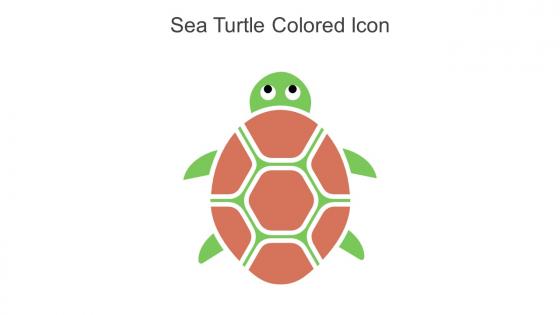 Sea Turtle Colored Icon In Powerpoint Pptx Png And Editable Eps Format