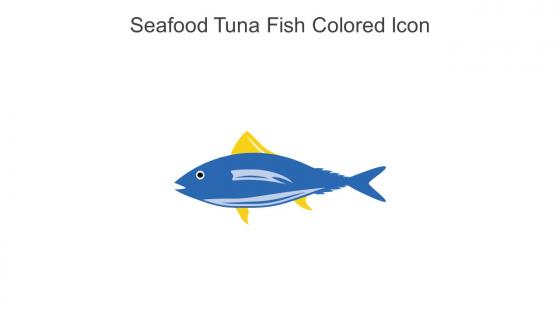 Seafood Tuna Fish Colored Icon In Powerpoint Pptx Png And Editable Eps Format