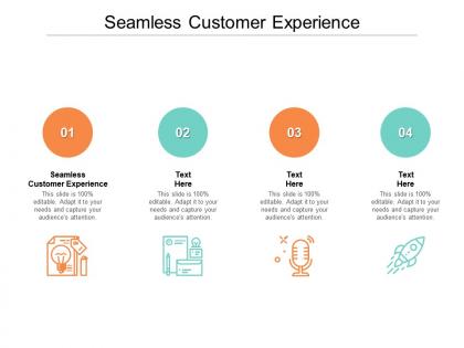 Seamless customer experience ppt powerpoint presentation ideas good cpb
