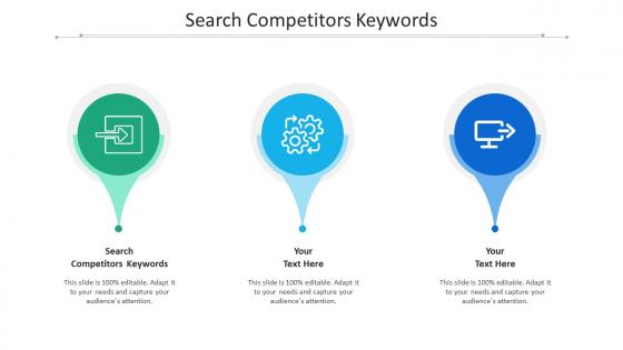 Search competitors keywords ppt powerpoint presentation model influencers cpb