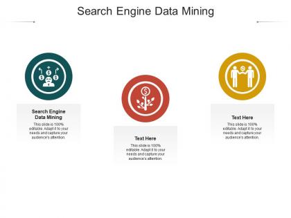 Search engine data mining ppt powerpoint presentation icon example cpb