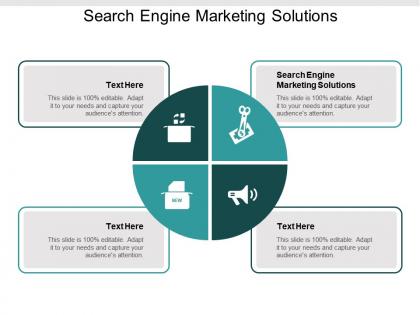 Search engine marketing solutions ppt powerpoint presentation outline diagrams cpb