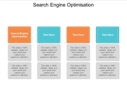 Search engine optimisation ppt powerpoint presentation slides display cpb