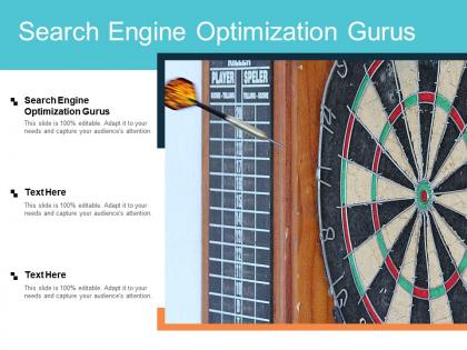 Search engine optimization gurus ppt powerpoint presentation gallery good cpb