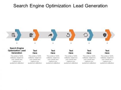 Search engine optimization lead generation ppt powerpoint presentation infographics guide cpb