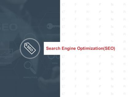 Search engine optimization seo management ppt powerpoint presentation icon