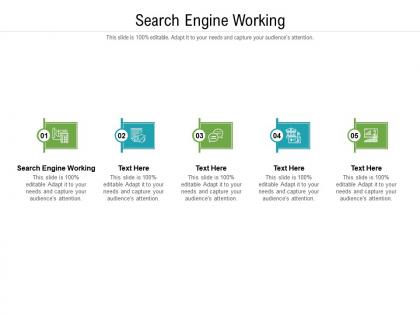 Search engine working ppt powerpoint presentation gallery information cpb