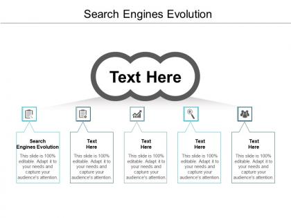 Search engines evolution ppt powerpoint presentation ideas brochure cpb