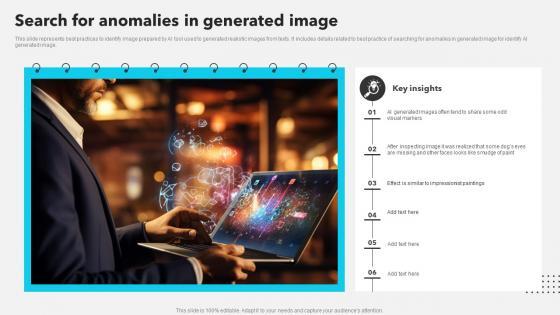 Search For Anomalies In Generated Image AI Copywriting Tools AI SS V