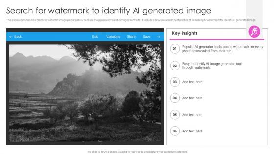 Search For Watermark To Identify AI Generated Image Deploying AI Writing Tools For Effective AI SS V