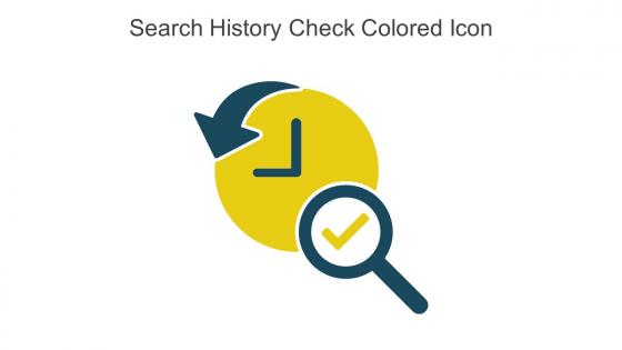 Search History Check Colored Icon In Powerpoint Pptx Png And Editable Eps Format
