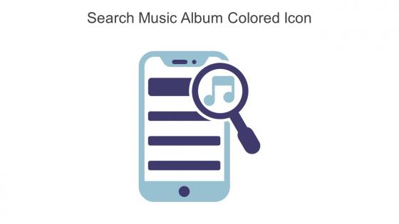 Search Music Album Colored Icon In Powerpoint Pptx Png And Editable Eps Format