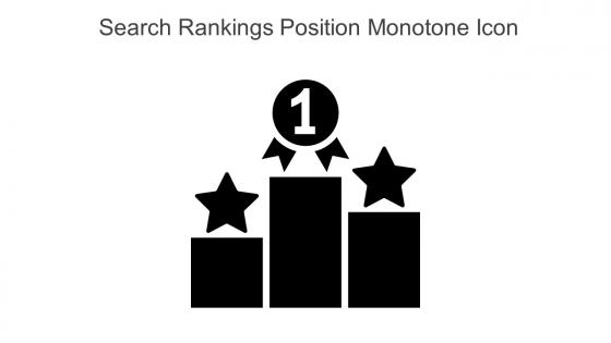 Search Rankings Position Monotone Icon In Powerpoint Pptx Png And Editable Eps Format