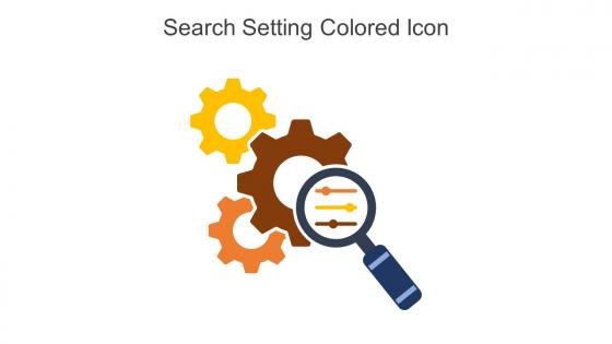Search Setting Colored Icon In Powerpoint Pptx Png And Editable Eps Format