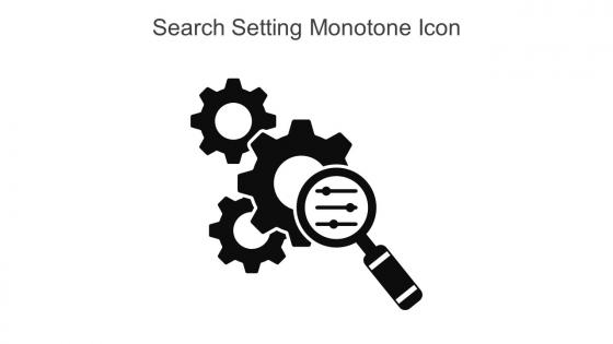 Search Setting Monotone Icon In Powerpoint Pptx Png And Editable Eps Format