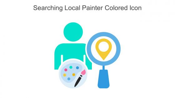 Searching Local Painter Colored Icon In Powerpoint Pptx Png And Editable Eps Format