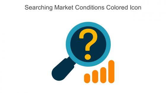 Searching Market Conditions Colored Icon In Powerpoint Pptx Png And Editable Eps Format