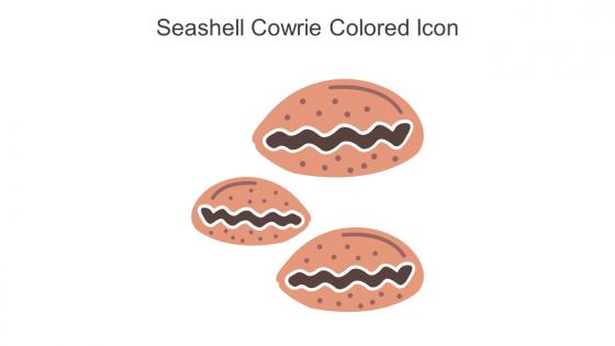 Seashell Cowrie Colored Icon In Powerpoint Pptx Png And Editable Eps Format