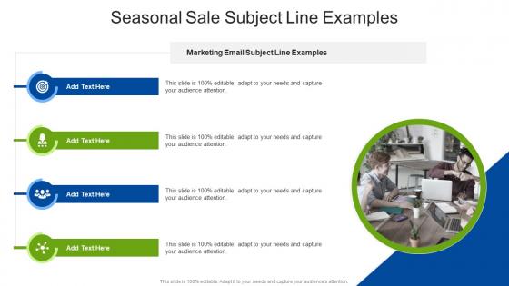 Seasonal Sale Subject Line Examples In Powerpoint And Google Slides Cpb