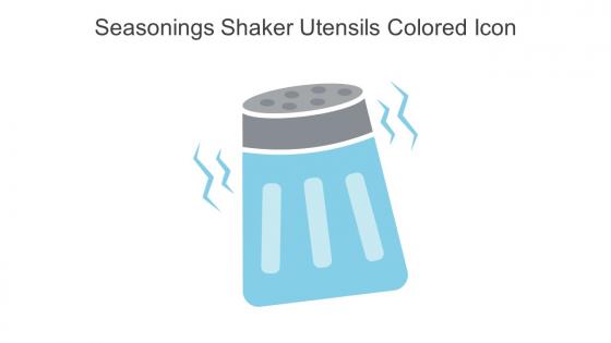 Seasonings Shaker Utensils Colored Icon In Powerpoint Pptx Png And Editable Eps Format