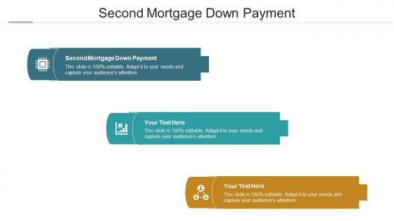 Second Mortgage Down Payment Ppt Powerpoint Presentation File Graphics Cpb