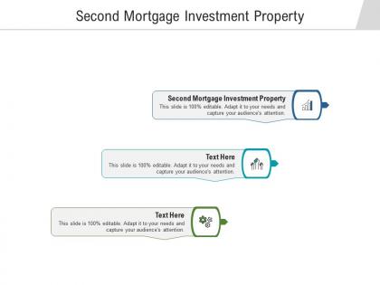 Second mortgage investment property ppt powerpoint presentation gallery deck cpb