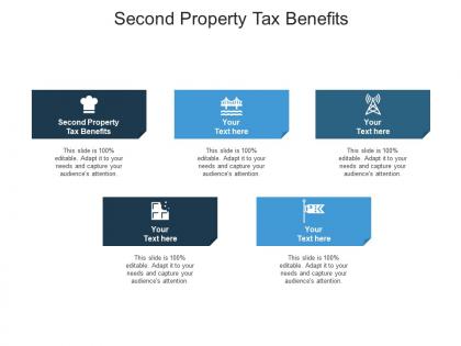 Second property tax benefits ppt powerpoint presentation summary shapes cpb