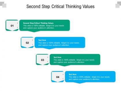 Second step critical thinking values ppt powerpoint presentation ideas design ideas cpb