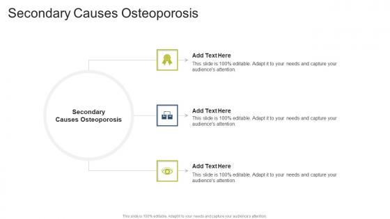 Secondary Causes Osteoporosis In Powerpoint And Google Slides Cpb